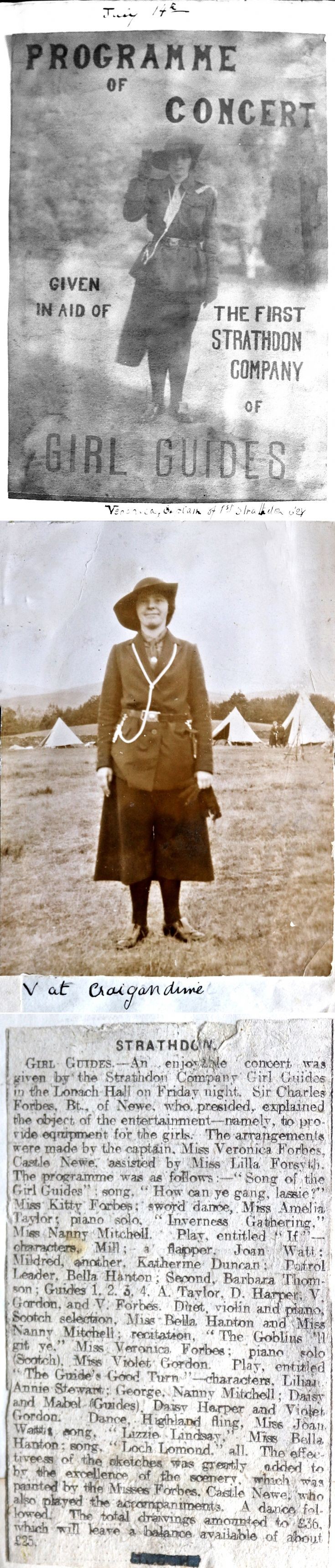 21The First Strathdon Guides c 1920