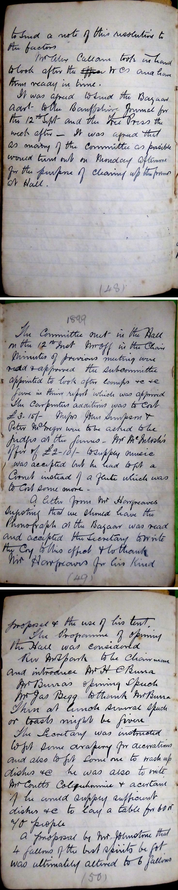 16 Glenbuchat Hall Committee Minutes