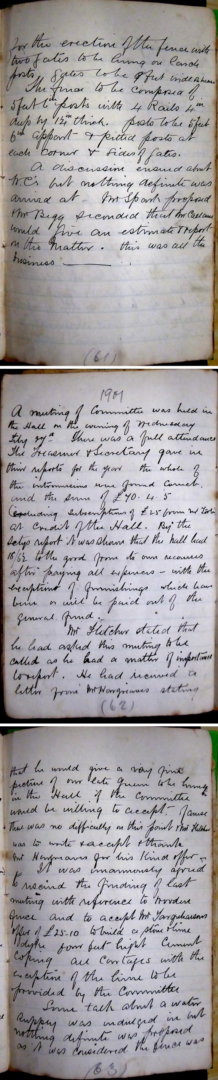 19 Glenbuchat Hall Committee Minutes