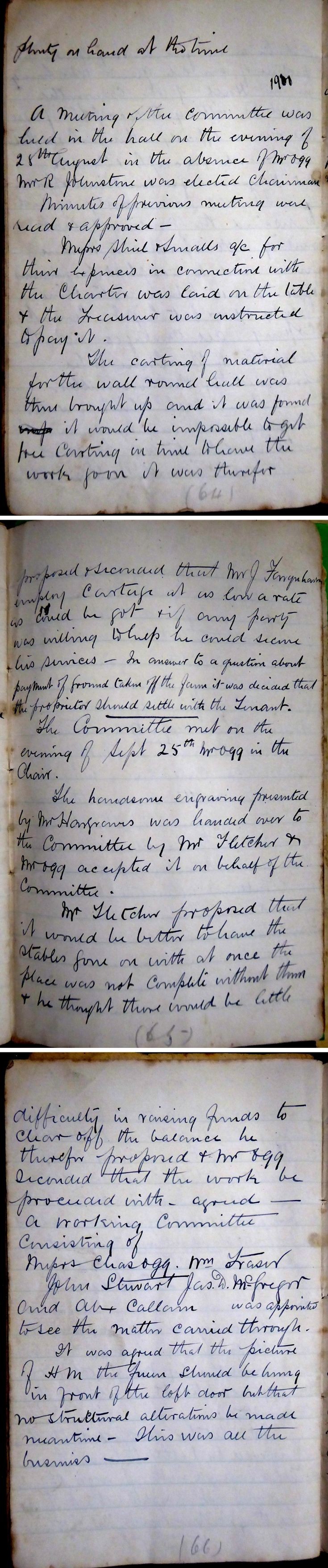 20 Glenbuchat Hall Committee Minutes