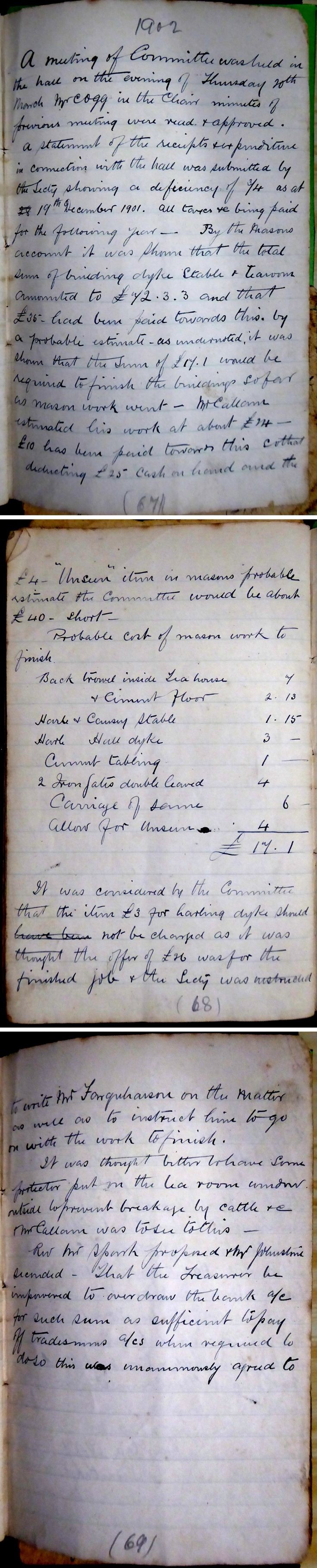 21 Glenbuchat Hall Committee Minutes