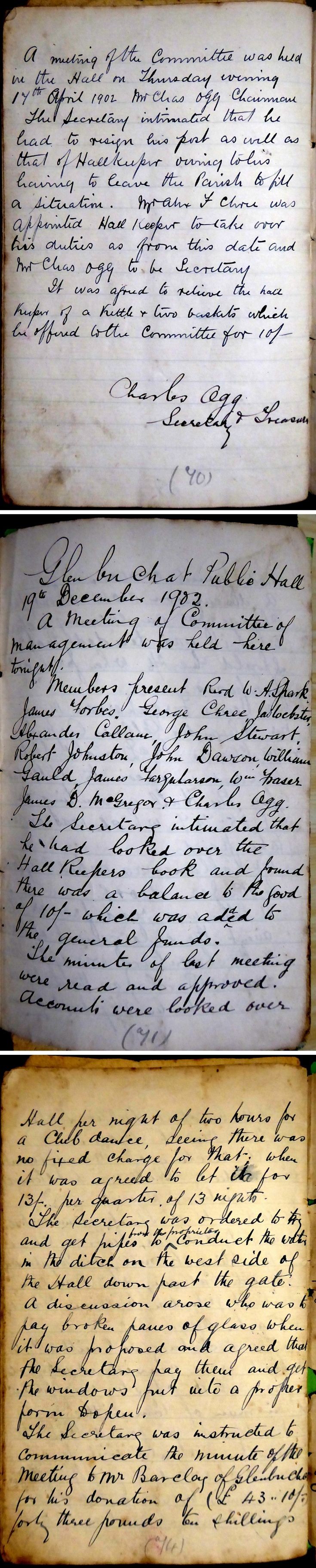 22 Glenbuchat Hall Committee Minutes