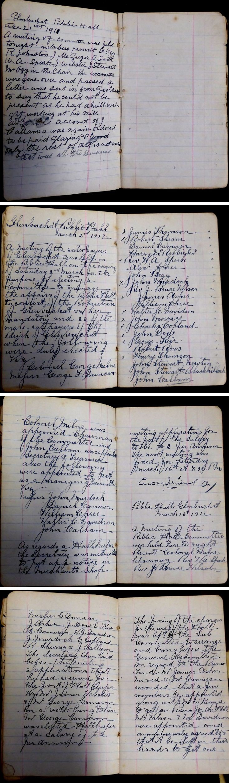 25 Glenbuchat Hall Committee Minutes