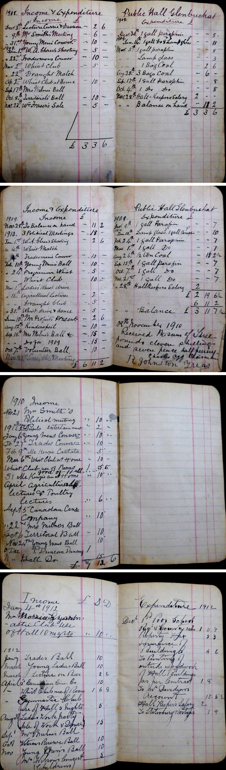 32 Glenbuchat Hall Committee Accounts