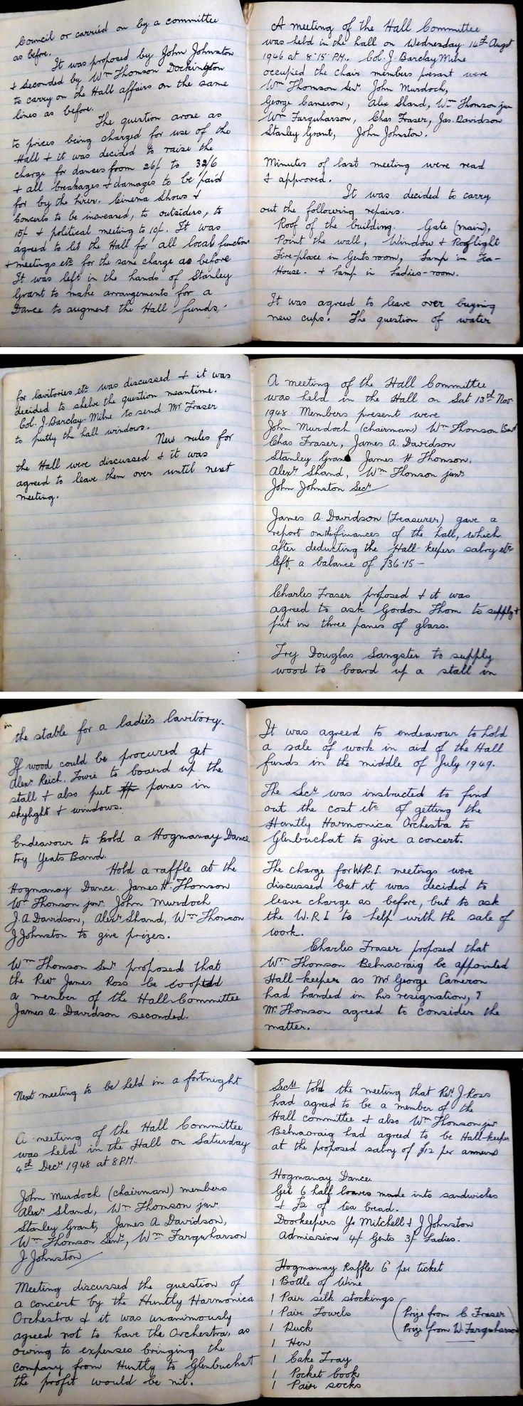38 Glenbuchat Hall Committee Minutes