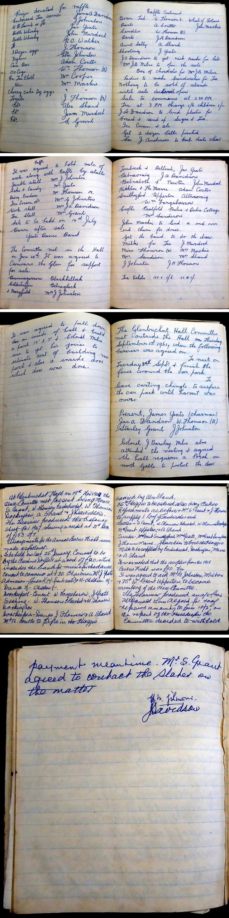 43 Glenbuchat Hall Committee Minutes