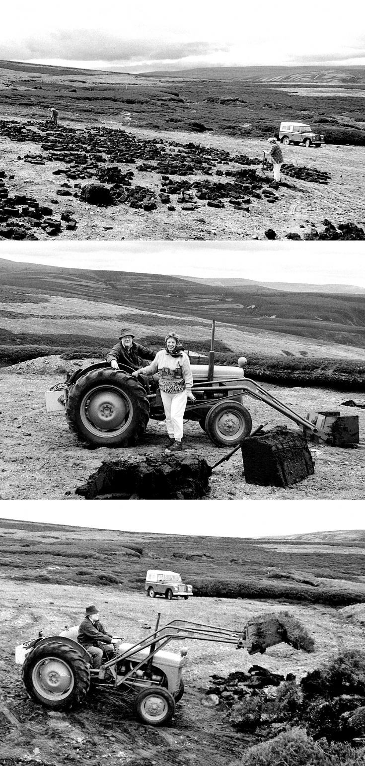 50 Rod and Ros MacGillivary collecting peats 1997
