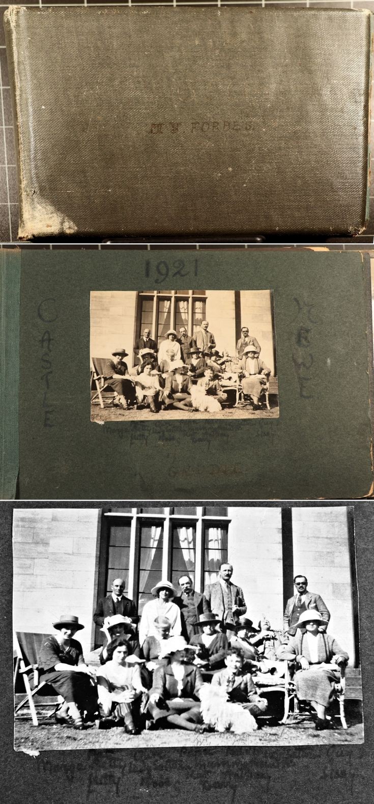 1 Newe Castle Photo Album and Visitors Book