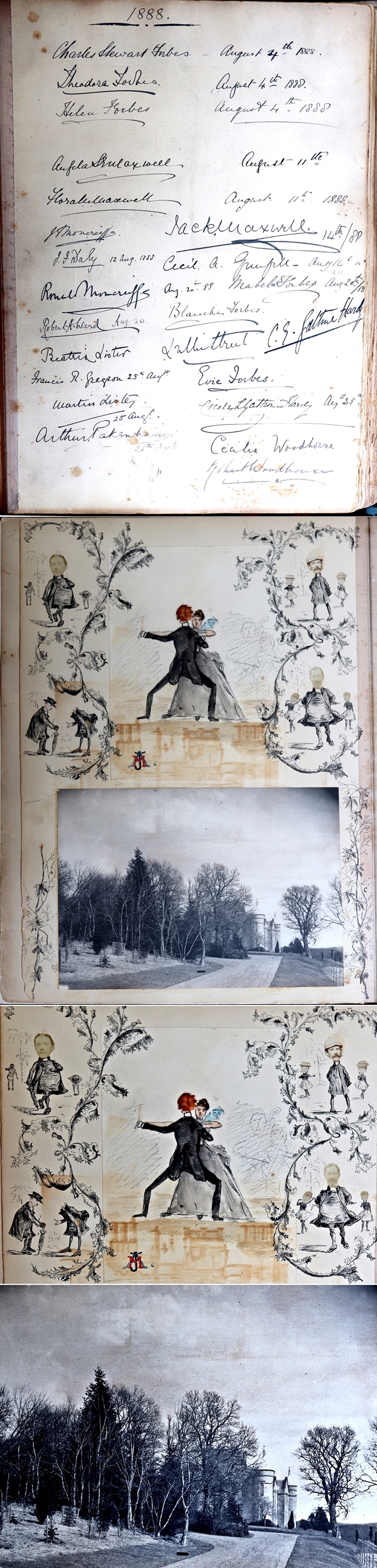 19 Castle Newe Visitors Book