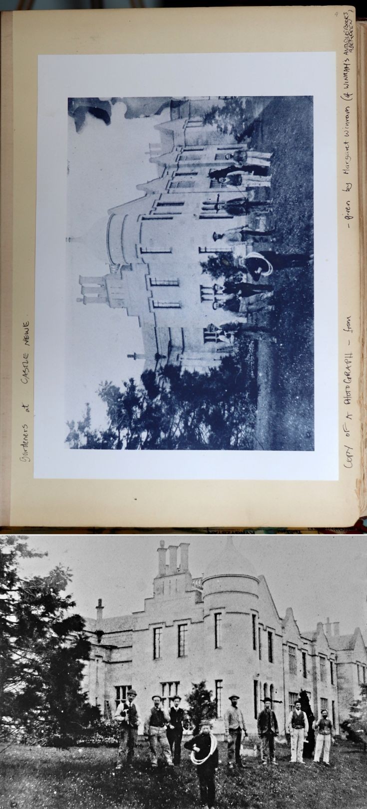 23 Castle Newe Visitors Book c 1890
