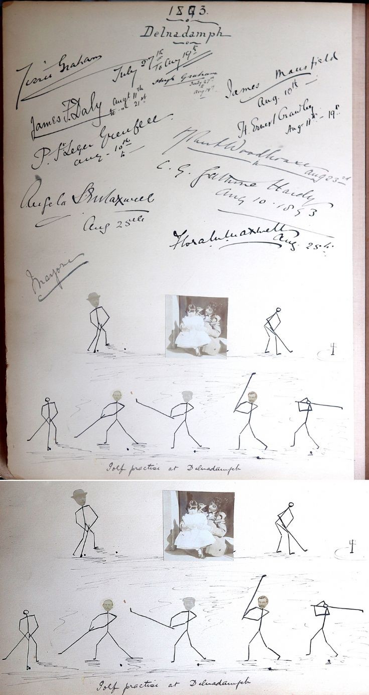 24 Castle Newe Visitors Book 1893