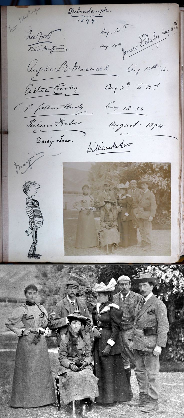 27 Castle Newe Visitors Book 1894