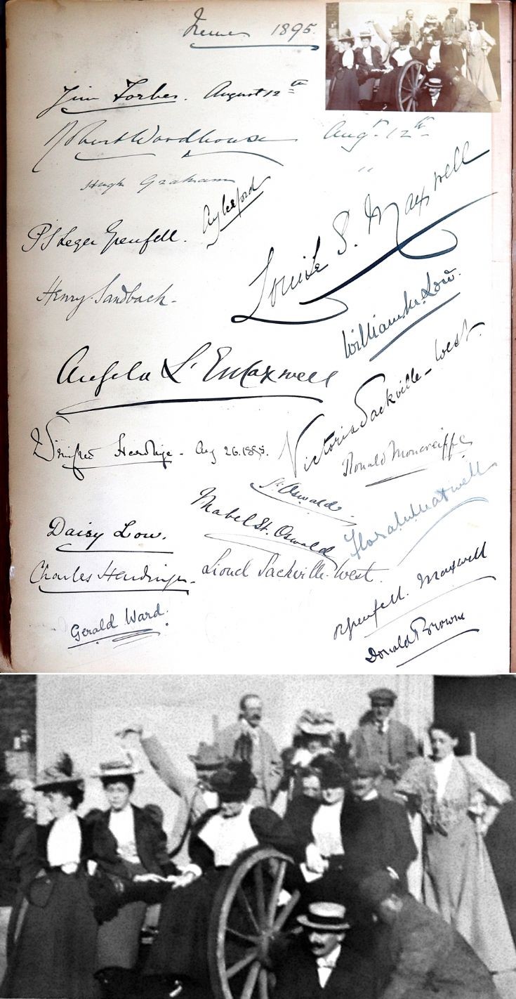 28 Castle Newe Visitors Book 1895