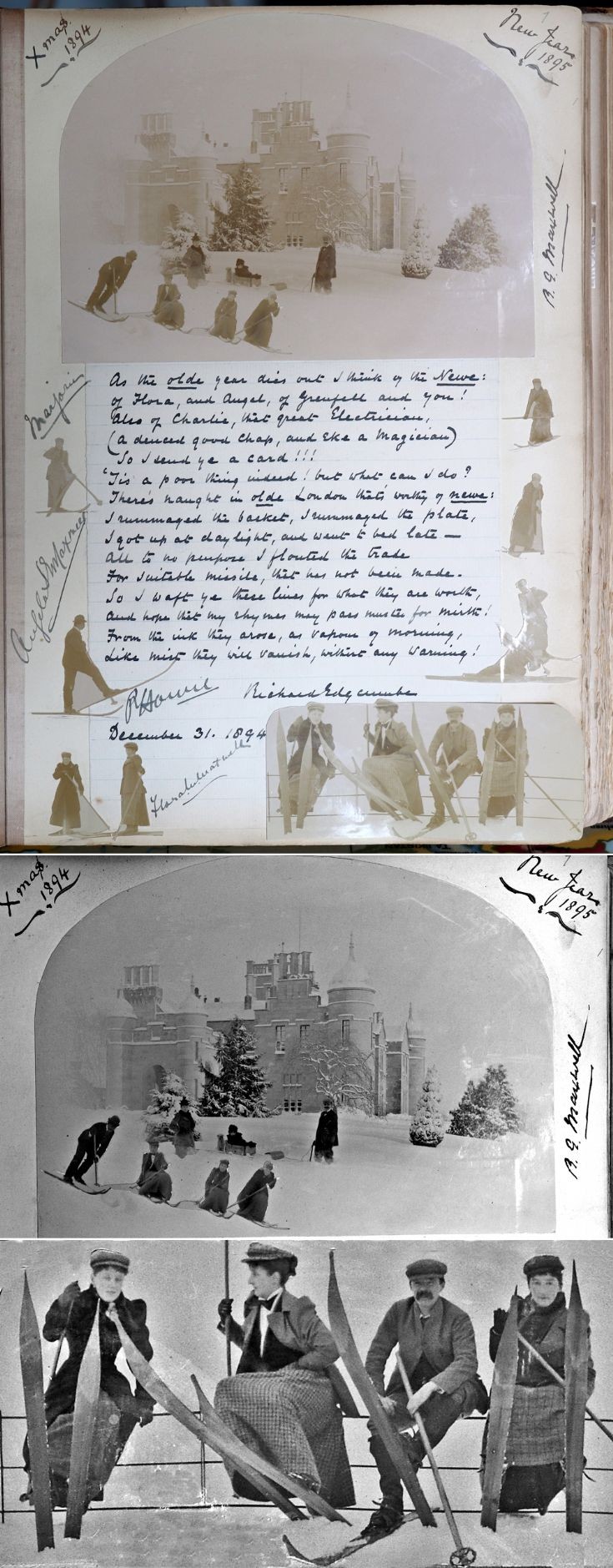 29 Castle Newe Visitors Book 1895