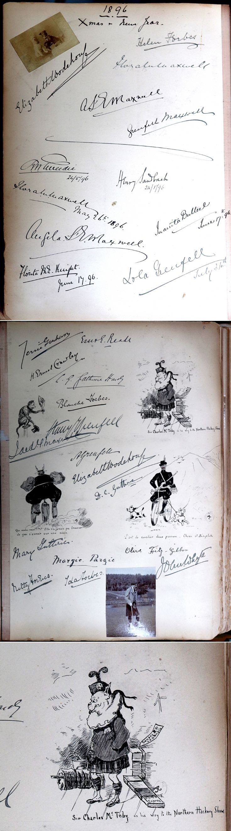 30 Castle Newe Visitors Book 1896
