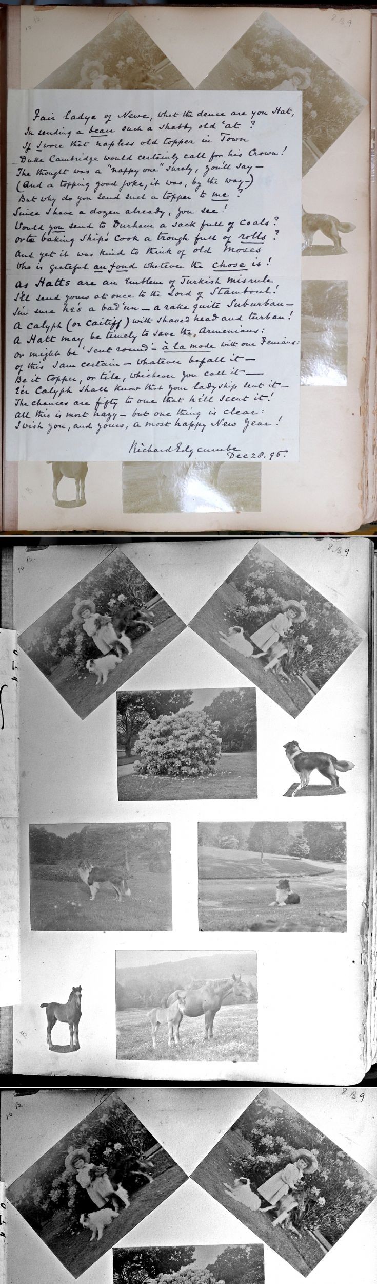 32 Castle Newe Visitors Book 1896