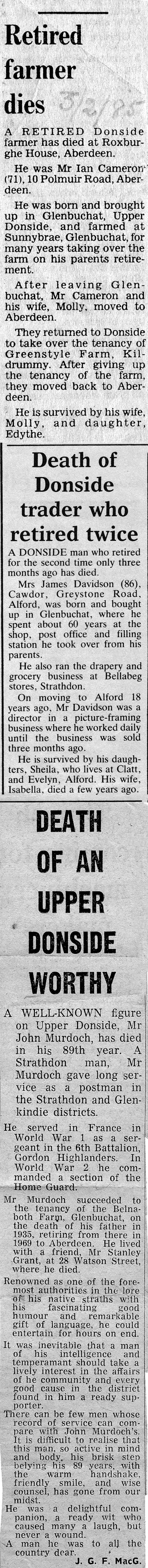 53 Glenbuchat Newspaper Cutings