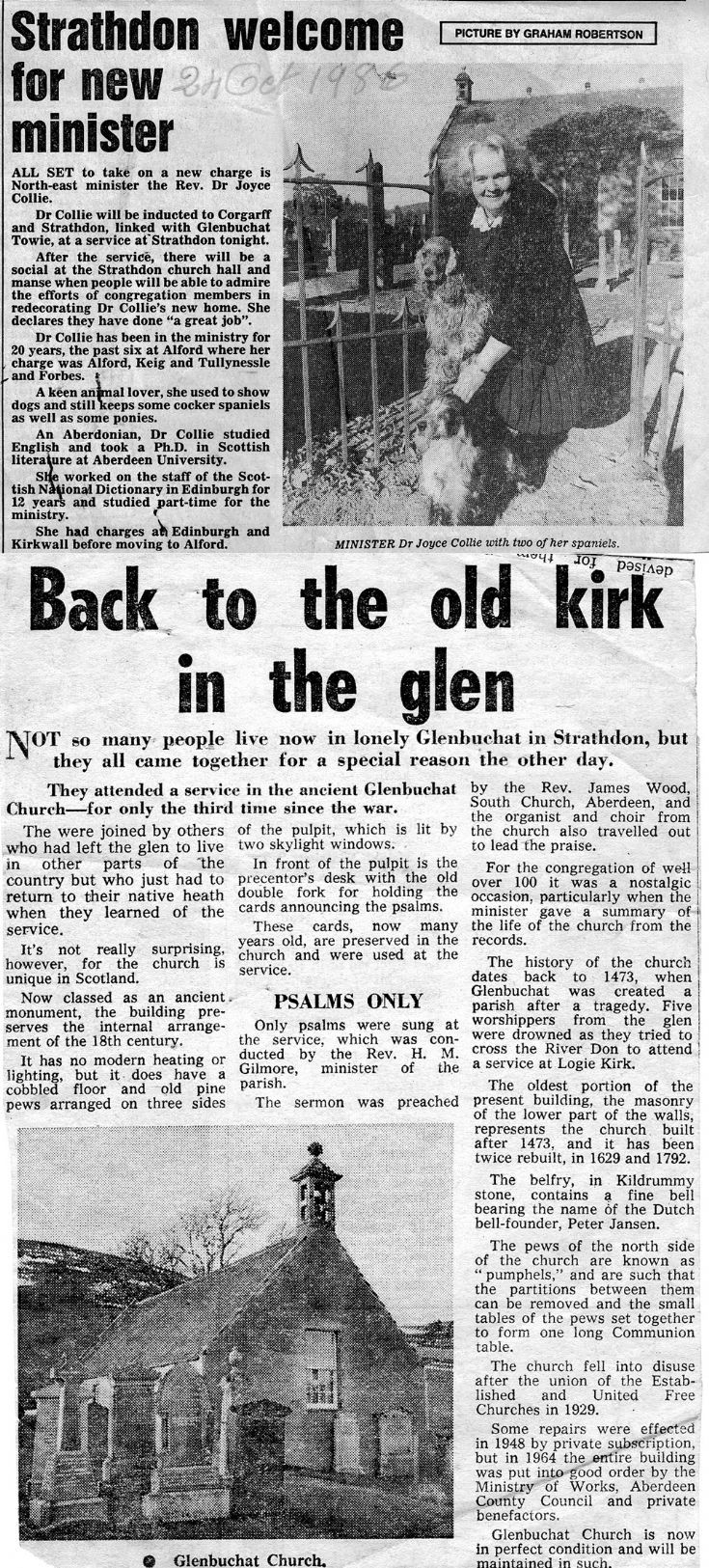 54 Glenbuchat Newspaper Cuttings