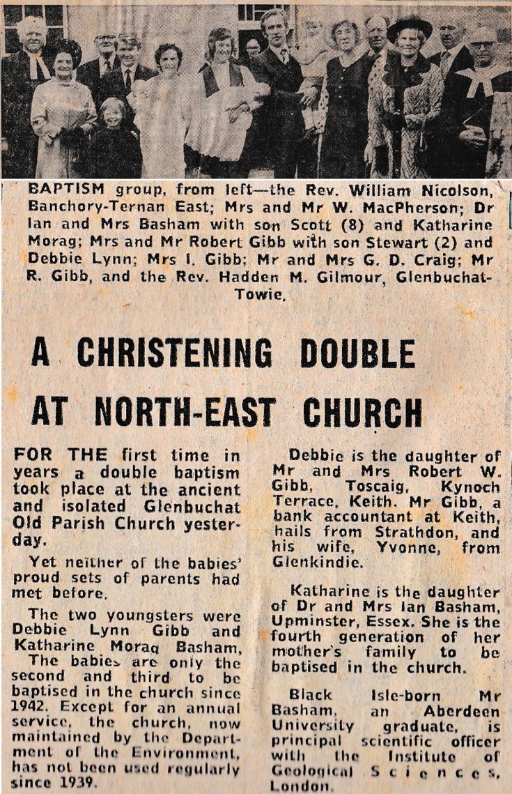 64 Glenbuchat Baptisn c1983