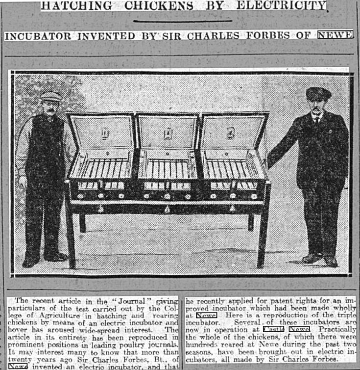 Glenbuchat Heritage 80 Egg Incubator designed by Sir Charles Forbes