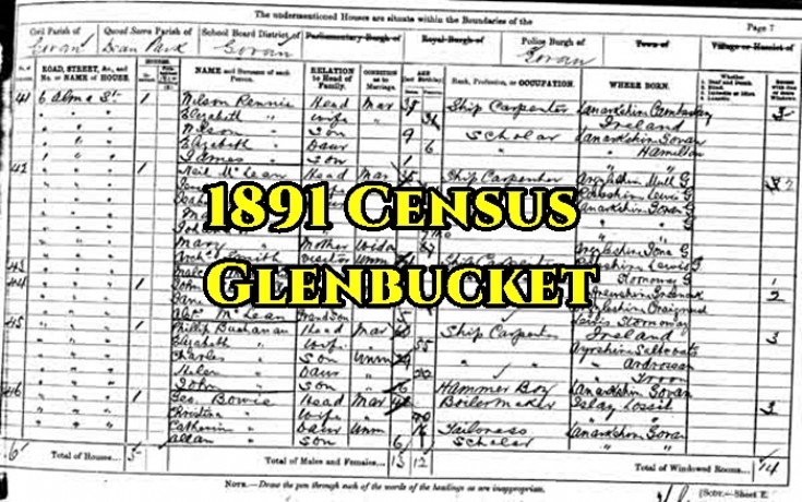 17 1891 Census Glenbucket