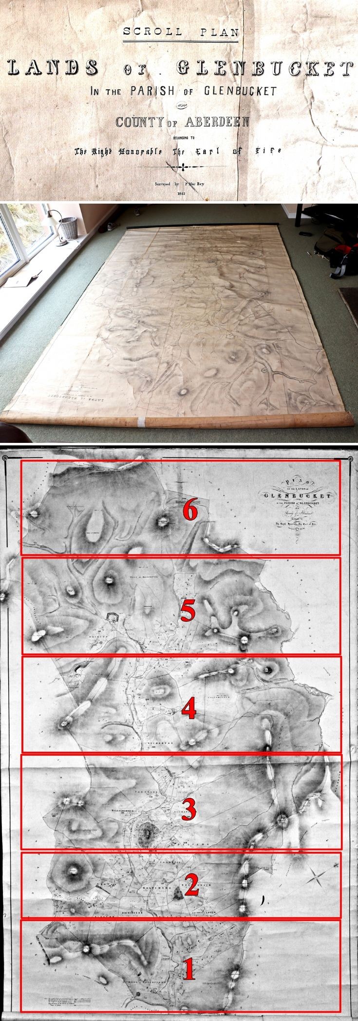 21 Glenbucket Estate Preparatory Map 1861