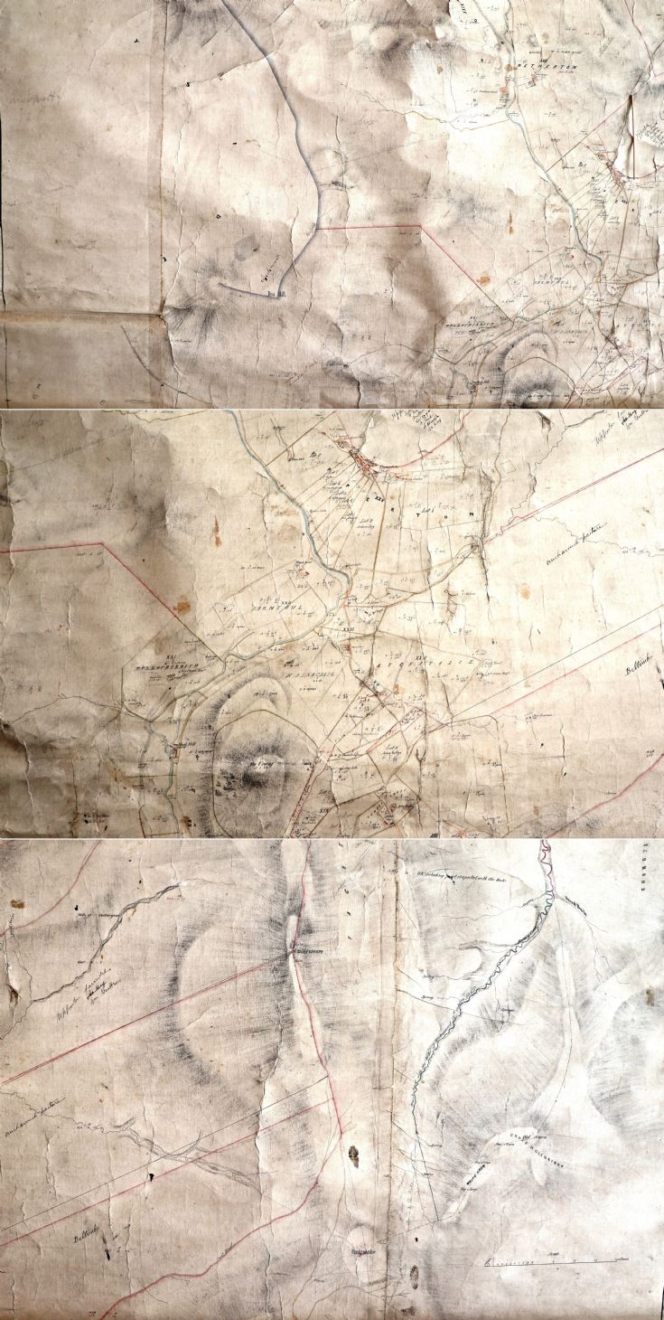 24 Glenbucket Estate Preparatory Map1861 Section 3