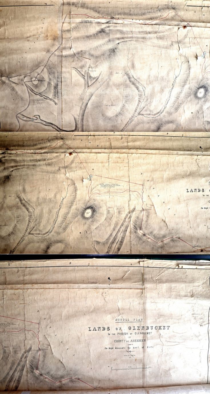 27 Glenbucket Estate Preparatory Map1861 Section 6