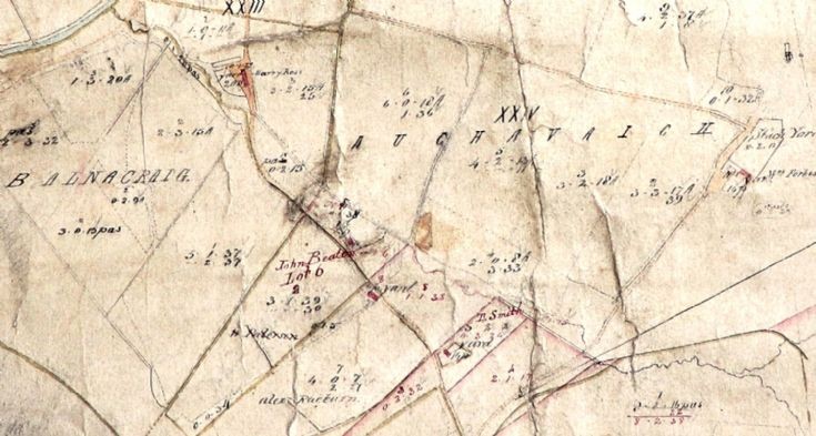 29  Estate map 1861 Balanacraig