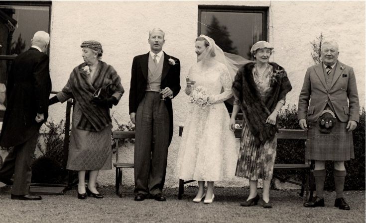56 Wedding Party: Betty and Edith Florence