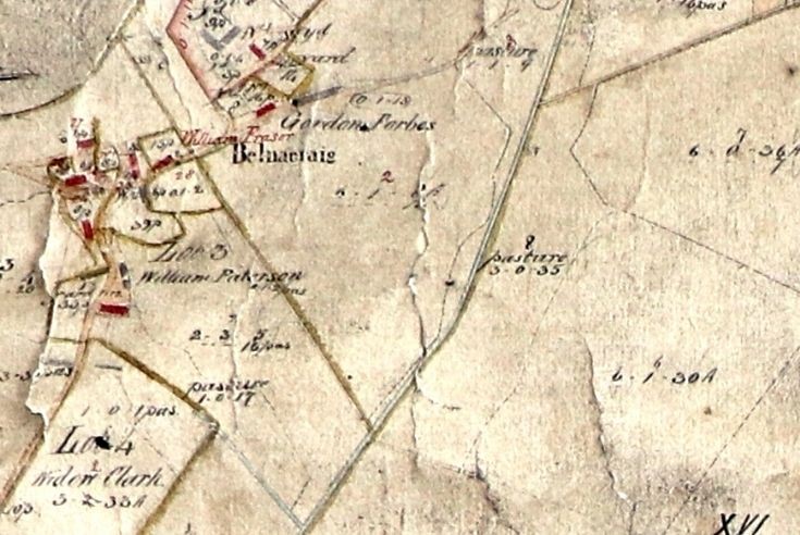 32 Estate Map 1861 Belnacraig