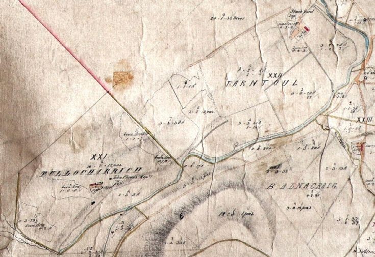 42 Estate Map 1861 Tuollocharrich and Tarantoul 