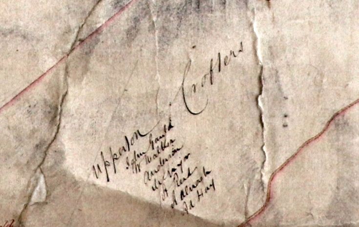 44 Estate Map 1861 Upperton Crofters