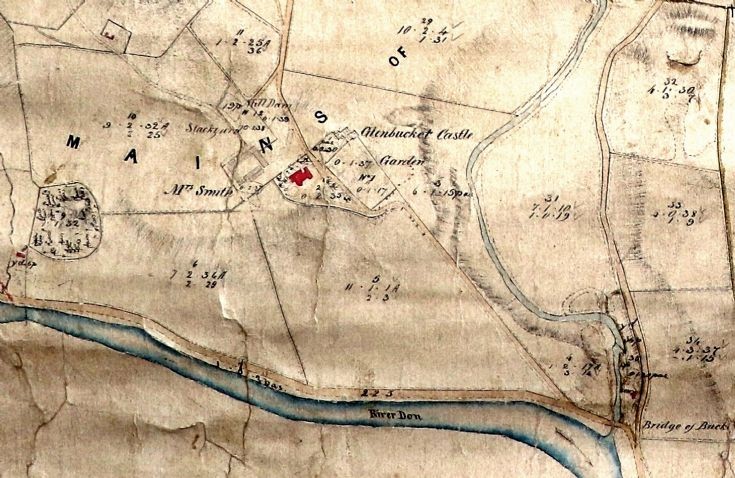 45 Estate Map 1861 Glenbucket Castle