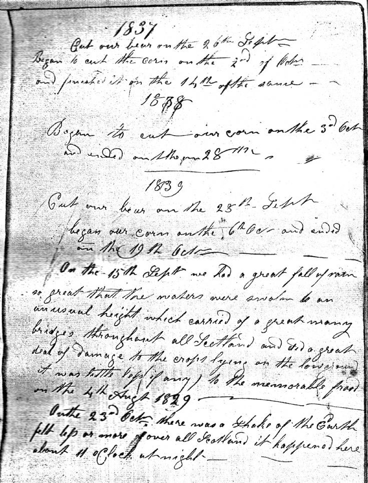 17 John Callam's Diary 1837-1839