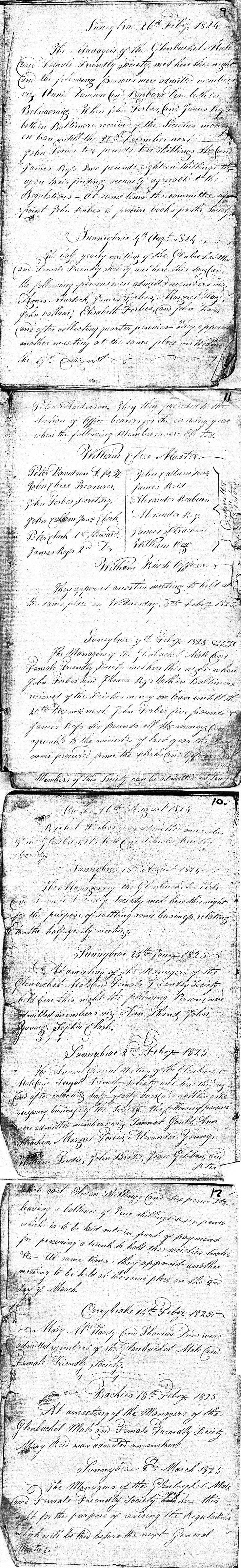 20 Glenbucket Friendly Society 9-12