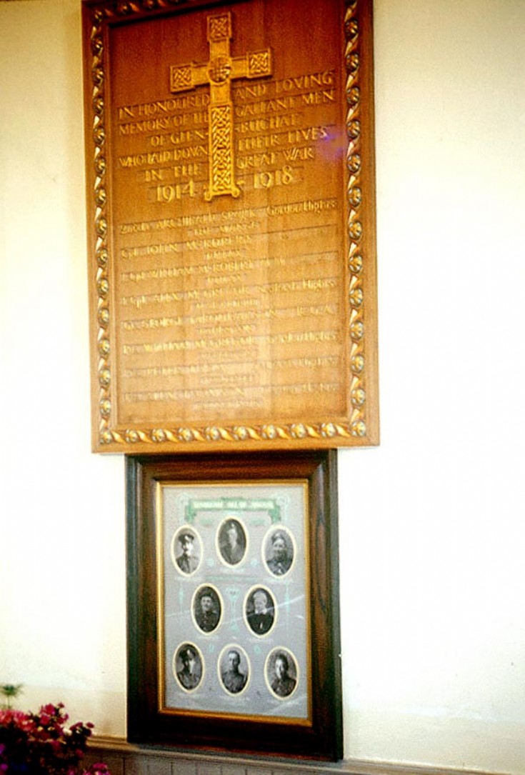 131 Memorial at 'Free Church' Craigton ?1960