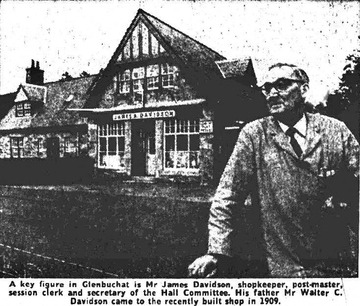 37 James Davidson at Glenbuchat Shop 1972
