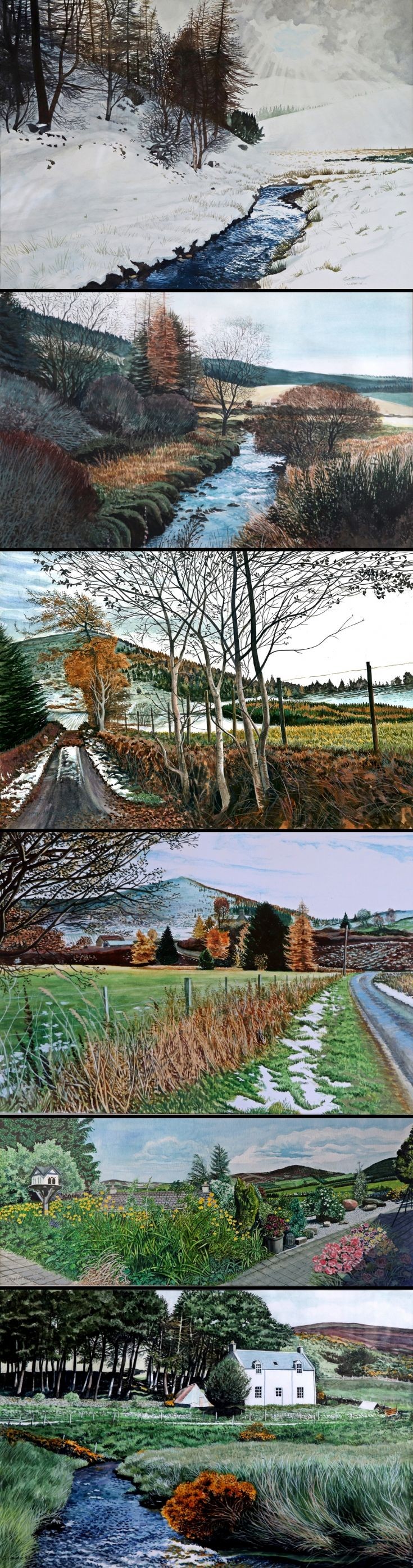 165 George Hardie Newe Artist - Glenbuchat Scenes