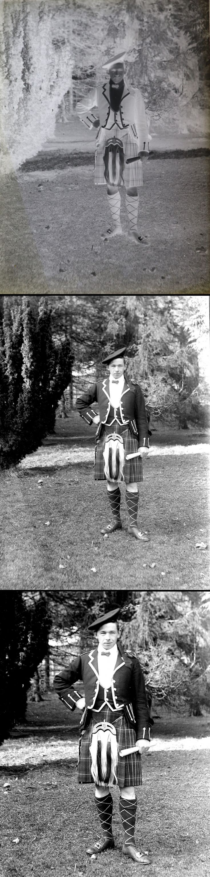 3 Man in Highland Dress possibly Highland Dancer