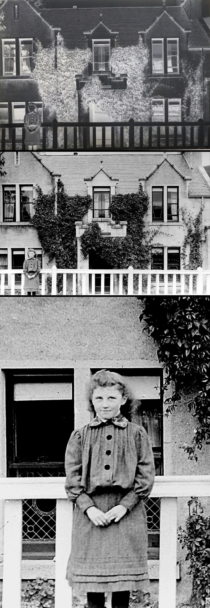 15 Bank House Bellabeg and girl