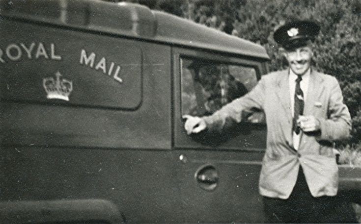 99 George Tait with new post van