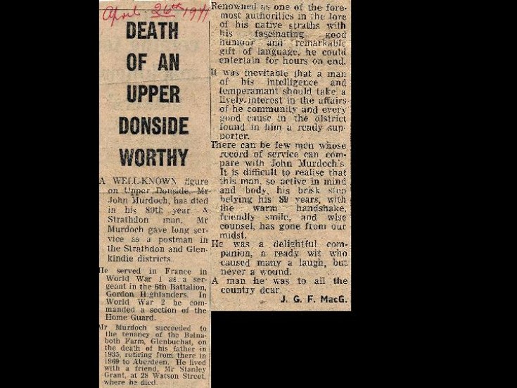 125 John Murdoch Obituary