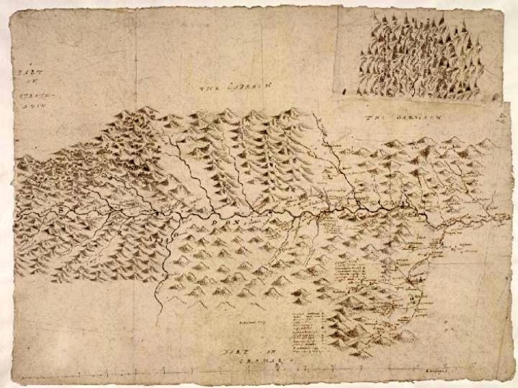 47 Glenbuchat Map Robert Gordon 1636