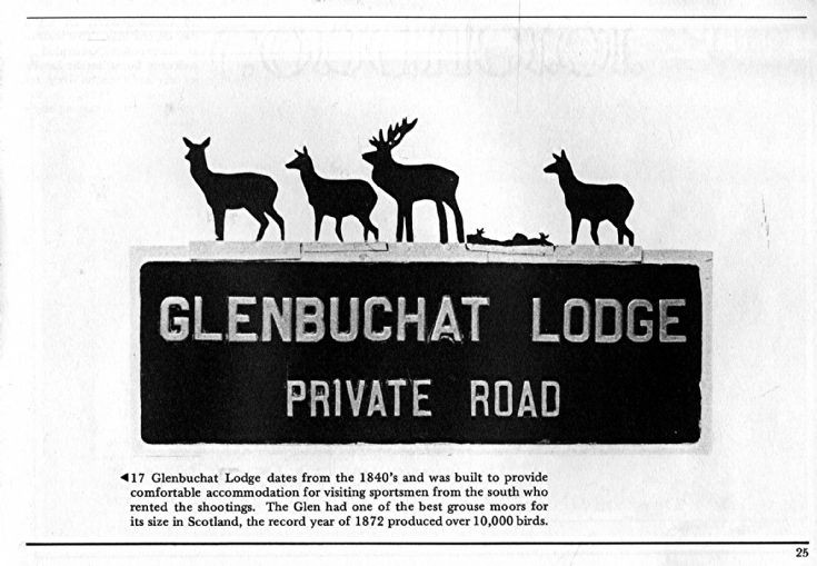 27 Glenbuchat Lodge Sign