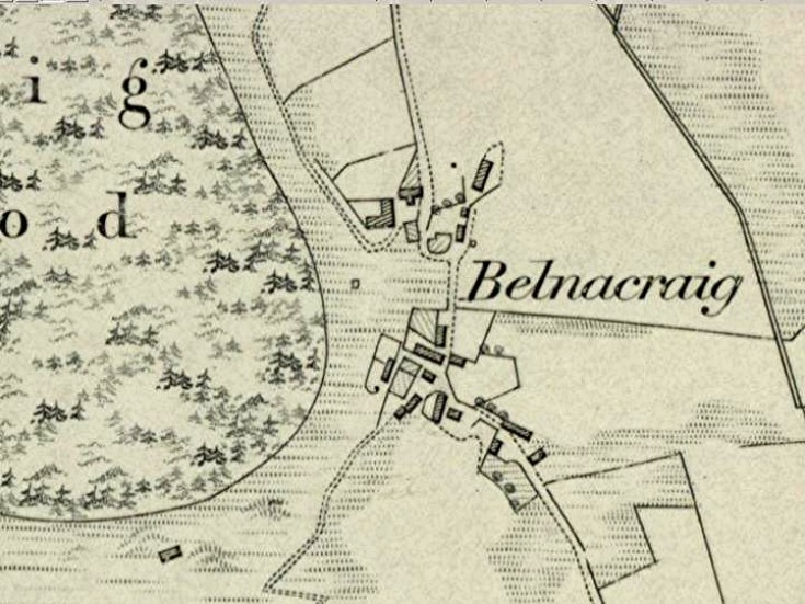 33 Belnacraig 1865 Map