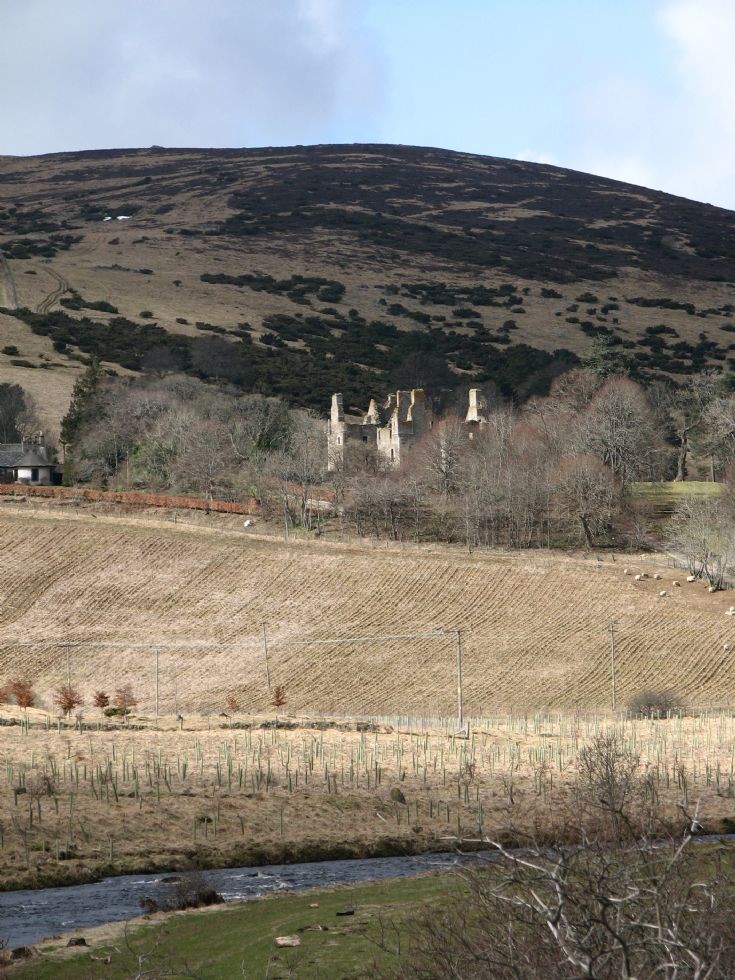 3 Glenbuchat Castle in Winter Sun