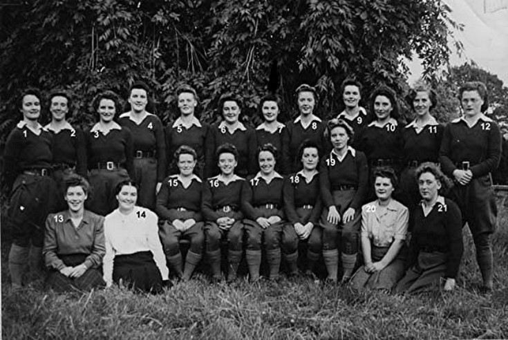 40 Lumber Jills at Glenkindie House 1942
