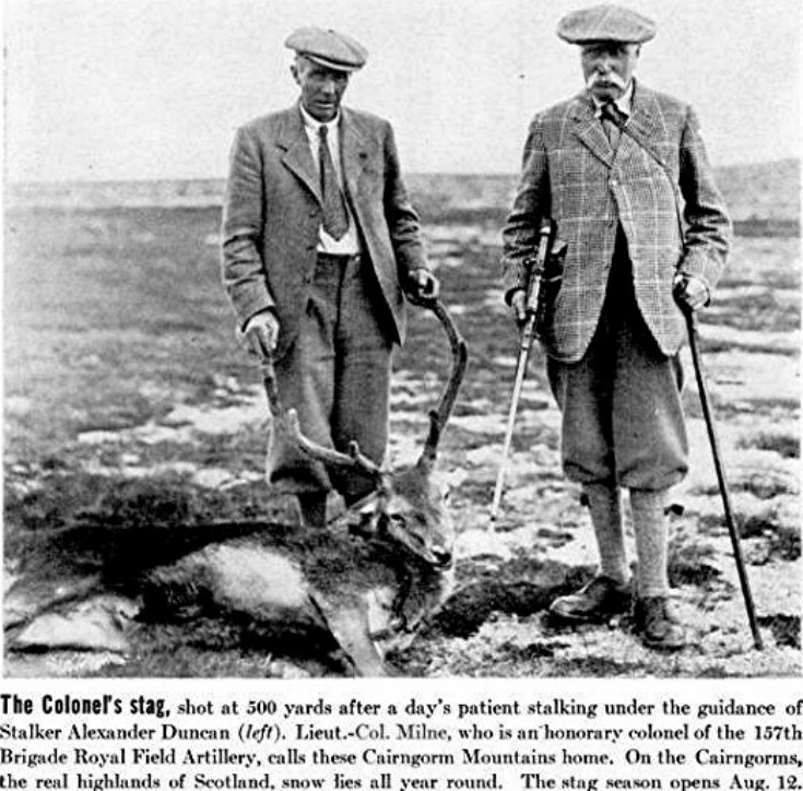 61 Col George Milne Stalking 1937