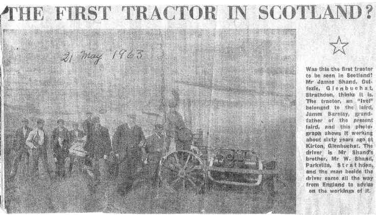 53 Arrival of the Ivel tractor